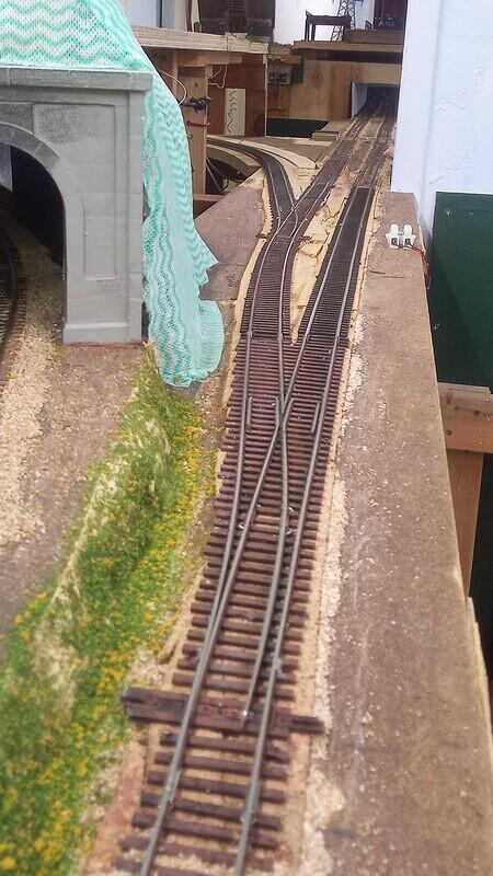 Track and points in position 03