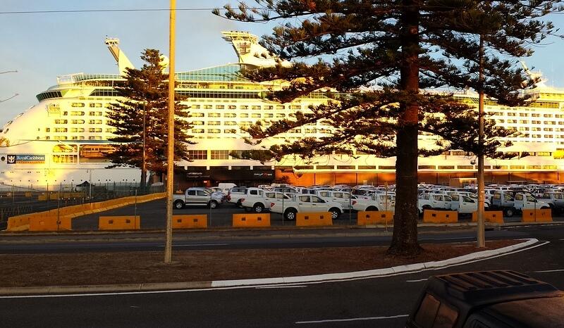 28th March 2015 Voyager of the Seas at the cruise ship terminal