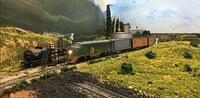 F unit on manifest freight at Wallage Wells