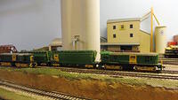503 shunting wheat hoppers at Kanunda