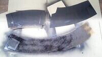 Underside of lids blackened